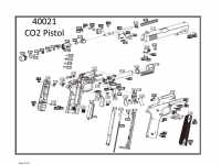 взрыв схема к пневматическому пистолету Crosman GI MODEL 1911BBb