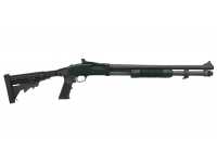 Ружье Mossberg 590 A1 ADJUSTABLE 12x76 L=520 (помповое, черный пластик, телескопический приклад, пистолетная рукоять)