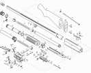 Ружье МР-133 12/76 бук, чоки, L=710 - взрыв схема