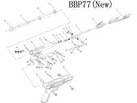 взрыв схема к пневматическому пистолету Crosman Benjamin Trail NP