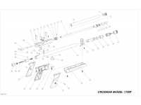 взрыв схема к пневматическому пистолету Crosman 1720T