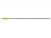 Стрела с оперением для стрельбы из лука, фиберглас, длина 30 вид сбоку