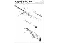 Пневматическая винтовка Gamo Delta Fox GT 4,5 мм 3J (переломка, пластик) взрыв-схема