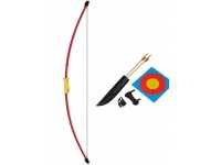 Лук рекурсивный классический Man Kung Junior 10 фунтов, 36 дюймов (Recurve Bow Set (RED)) MK-RB009