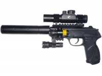 Пневматический пистолет Gamo PT- 85 Tactical Blowback pellet 4,5 мм