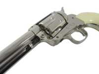 барабан пневматического револьвера Umarex Colt SAA .45-5,5 nickel finish пулевой вид слева №1