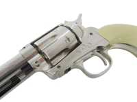 барабан пневматического револьвера Umarex Colt SAA .45-5,5 nickel finish пулевой вид слева №2