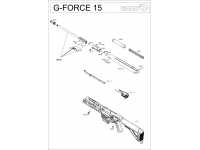 Пневматическая винтовка Gamo G-Force 15 4,5 мм - взрыв-схема