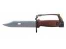 ММГ Штык-ножа АК ШНС-001 (для АК74), коричневые ножны и рукоятка, без пропила, в коллекционном исполнении Люкс - вид №1
