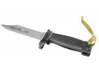 ММГ Штык-ножа АК ШНС-001-02 (переходный между АКМ и АК74), цельная коричневая рукоять бакелит, бакелитовые ножны, без пропила