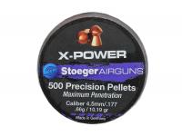 Пули пневматические Н&N Stoeger X-Power 4,5 мм 0.65 г/10.19 гр (500 шт.) 