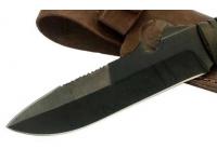 Нож Шторм ст. У8 (углерод) рукоять Elastron вид 4