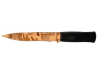 Нож ЛАЗУТЧИК H-148C эластрон камуфляж жёсткий чехол
