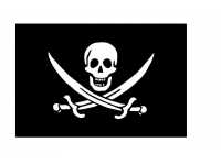 Флаг пиратский с саблями (размер: 90х135)