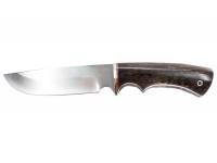 Нож Лорд, сталь D2, мельхиор, стабилизированная карельская береза