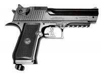 Пневматический пистолет Umarex Baby Desert Eagle (никель) 4,5 мм вид сбоку