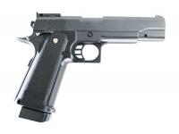Модель пистолета COLT1911PD с глушителем и ЛЦУ (Galaxy) G.6A вид сбоку