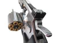 извлечение барабана пневматического револьвера ASG Dan Wesson 2,5 Silver пул.