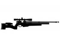 Пневматическая винтовка Ataman M2R Тип I Карабин Тактик укороченная 5,5 мм (Черный)(магазин в комплекте)(225C/RB) вид №3