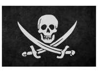 Флаг Пиратский  С Саблями 40х60 см