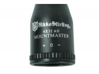 Оптический прицел Nikko Stirling серии Mountmaster 4x32 AO, halfmil-dot, без подсветки, кронштейн в комплекте вид 5