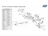 взрыв-схема пневматического револьвера ASG Dan Wesson 715-6 silver