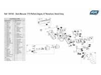 взрыв-схема пневматического револьвера ASG Dan Wesson 715-6 steel grey пулевой