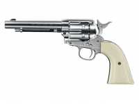 Пневматический револьвер Umarex Colt Single Action Army 45 nickel finish 4,5 мм