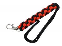 Темляк с карабином Geoline Survival red&black (GSV-CL-5)