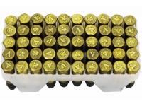 Патрон 5,6 (.22 LR) Охотник 370 С латунированный КСПЗ (в пачке 50 штук, цена 1 патрона) вид сверху