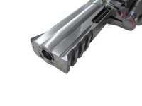 дуло пневматического револьвера ASG Dan Wesson 715-4 silver пулевой