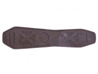 Накладка Holster противоскользящая для погонных ремней шир.до 35мм (кожа, коричневый) вид сбоку
