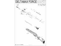 Пневматическая винтовка Gamo Deltamax Force kit 4,5 мм - взрыв-схема