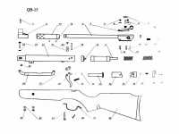 взрыв схема к пневматической винтовке Aurora QB 15 №2