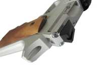 рукоять пневматического пистолета Ataman АР16 Silver стандарт металл 5,5 мм №4