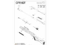 Пневматическая винтовка Gamo CFR IGT 4,5 мм - взрыв-схема