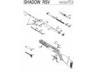 Пневматическая винтовка Gamo Shadow DX RSV 4,5 мм - взрыв-схема