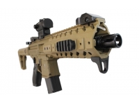 Пневматическая винтовка Sig Sauer MPX FDE-R 4,5 мм вид спереди