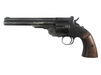 пневматический револьвер ASG Schofield-6 aging black вид слева пневматический револьвер ASG Schofield-6 aging black вид слева