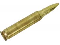 Патрон 5,56x45 (.223 Rem) FMJ 3,56 Gold латунированные пуля и гильза БПЗ (в пачке 20 штук, цена 1 патрона) вид №1