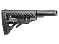 Телескопический складной приклад Fab-Defense для Сайги, AK-74M, АК-100-ые серии (черный)