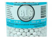 Шары для страйкбола 6 мм BLS 0,30 гр белые (1000 шт) этикетка