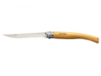 Нож Opinel серии Slim №12 (филейный, клинок 12 см., нерж. сталь, зерк. полировка, рукоять - олива)