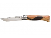 Нож Opinel серии Tradition Luxury №08 Chaperon (клинок 8,5 см., нерж.сталь, зерк.полировка, африканское дерево)