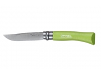 Нож Opinel серии Tradition Colored №07 (клинок 8 см., нерж. сталь, рукоять - граб, цвет - зеленый)