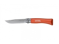 Нож Opinel серии Tradition Colored №07 (клинок 8 см., нерж. сталь, рукоять - граб, цвет - оранжевый)