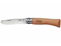 Нож Opinel серии MyFirstOpinel №07 (клинок 8 см, нержавеющая сталь, рукоять - бук, закругленное лезвие)