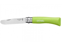 Нож Opinel серии MyFirstOpinel №07 (клинок 8 см., нерж. сталь, рукоять - граб, цвет - зеленый)