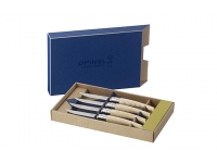 Набор ножей Opinel серии Table Chic №10 (4 шт., клинок 10 см., нерж. сталь, зерк. полировка, рукоять - ясень)