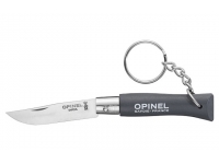 Нож Opinel серии Tradition Keyring №04 (брелок, клинок 5 см., нерж.сталь, граб, серый, кольцо для ключей)
